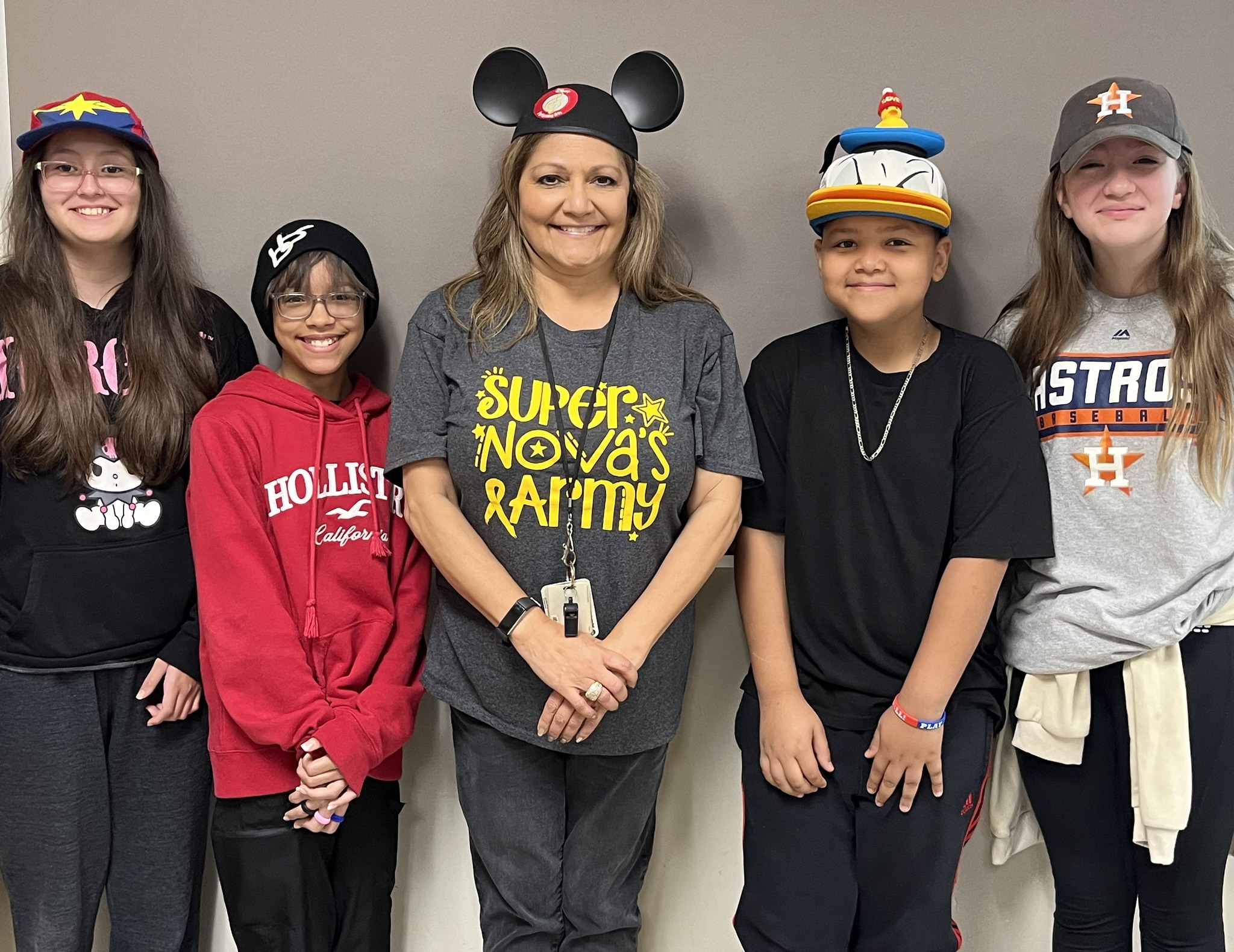 March Nelson Elementary Caps (Photo Public On School Page)