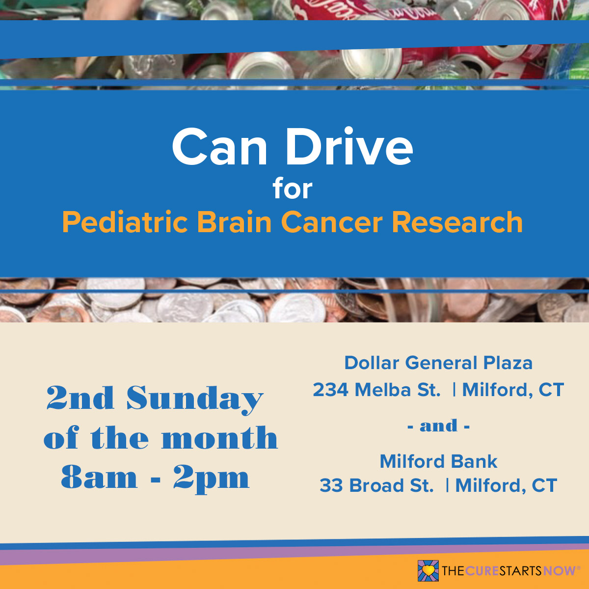 Can Drive for Pediatric Brain Cancer Research